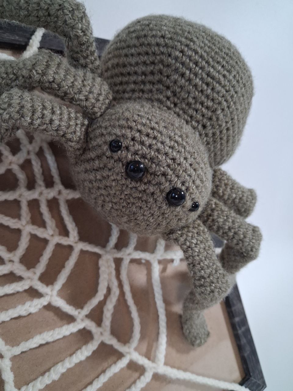 Crochet Spider Web Wall Art