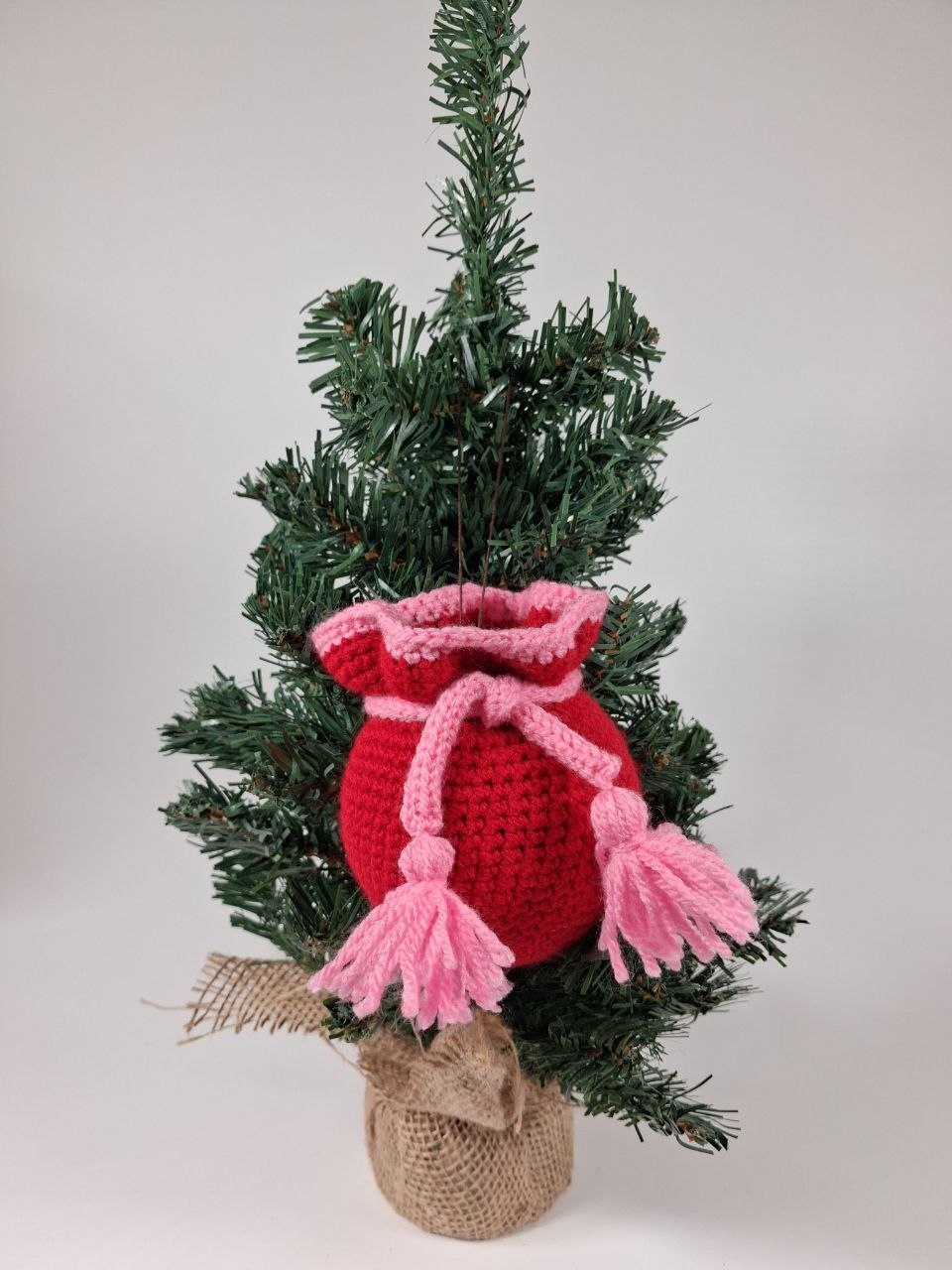 Gift Sack Crochet Christmas Bauble