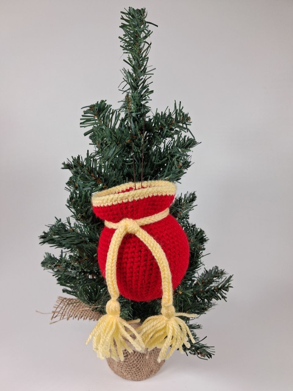 Gift Sack Crochet Christmas Bauble