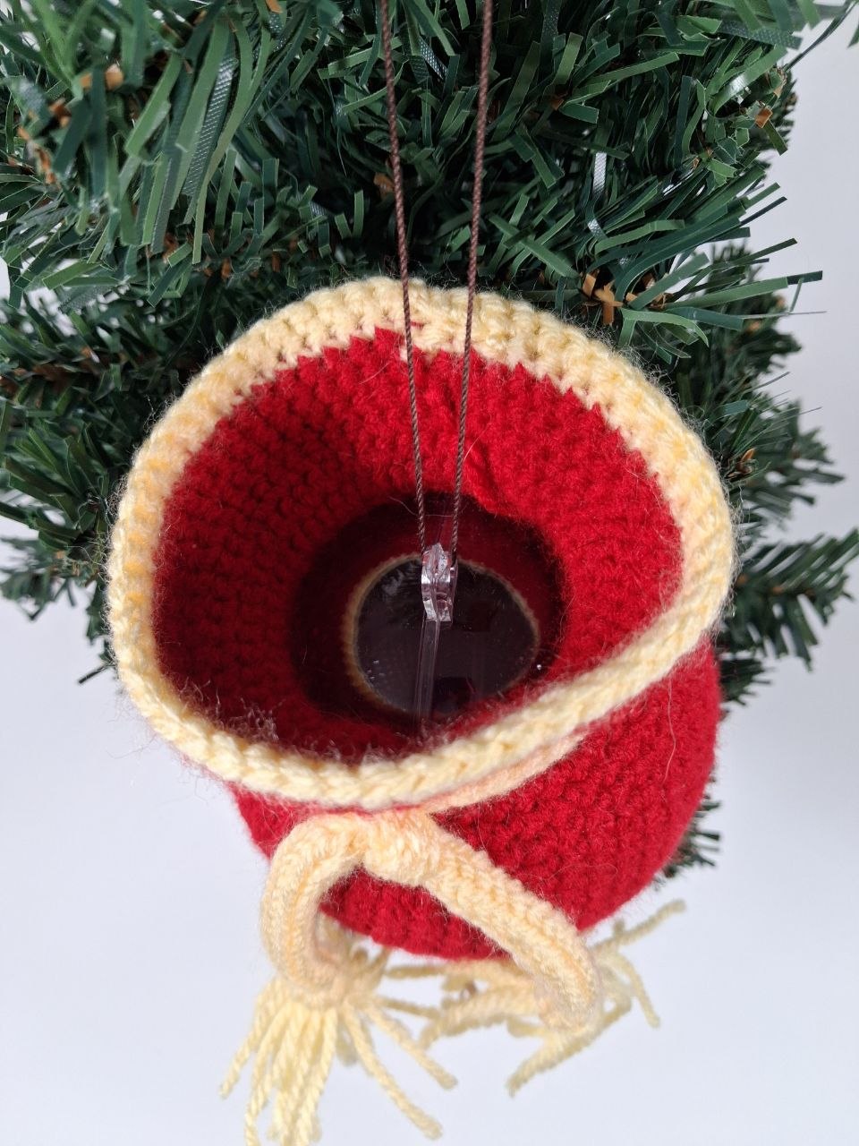 Gift Sack Crochet Christmas Bauble