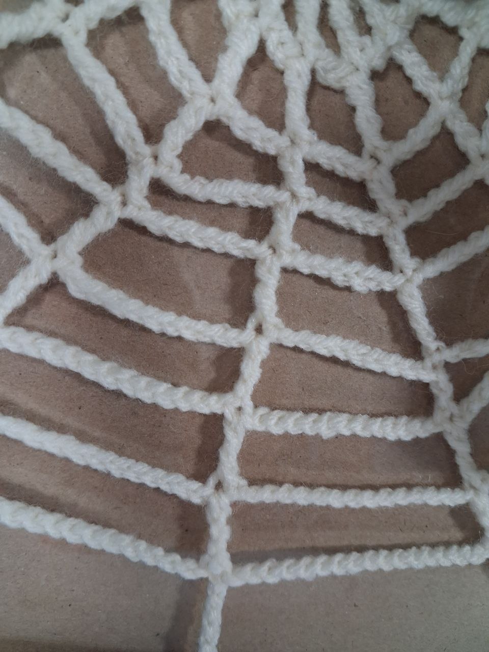 Crochet Spider Web Wall Art