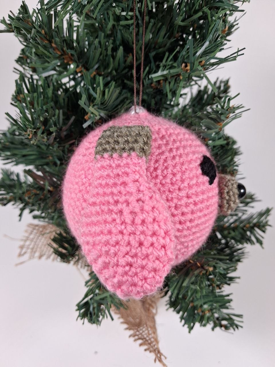 Dog Crochet Christmas Bauble