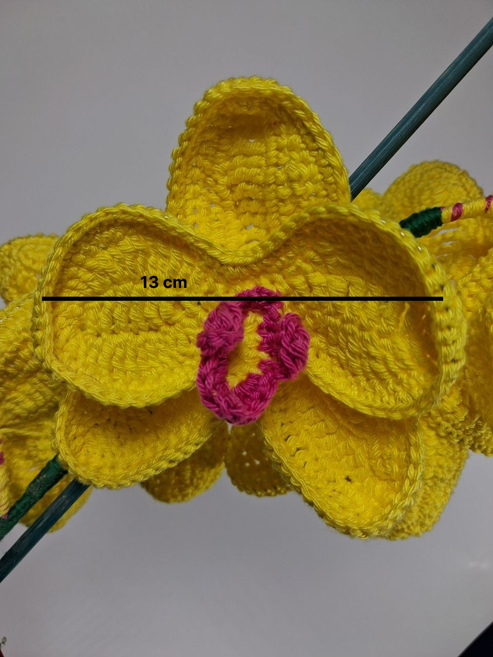 Yellow Crochet Orchid