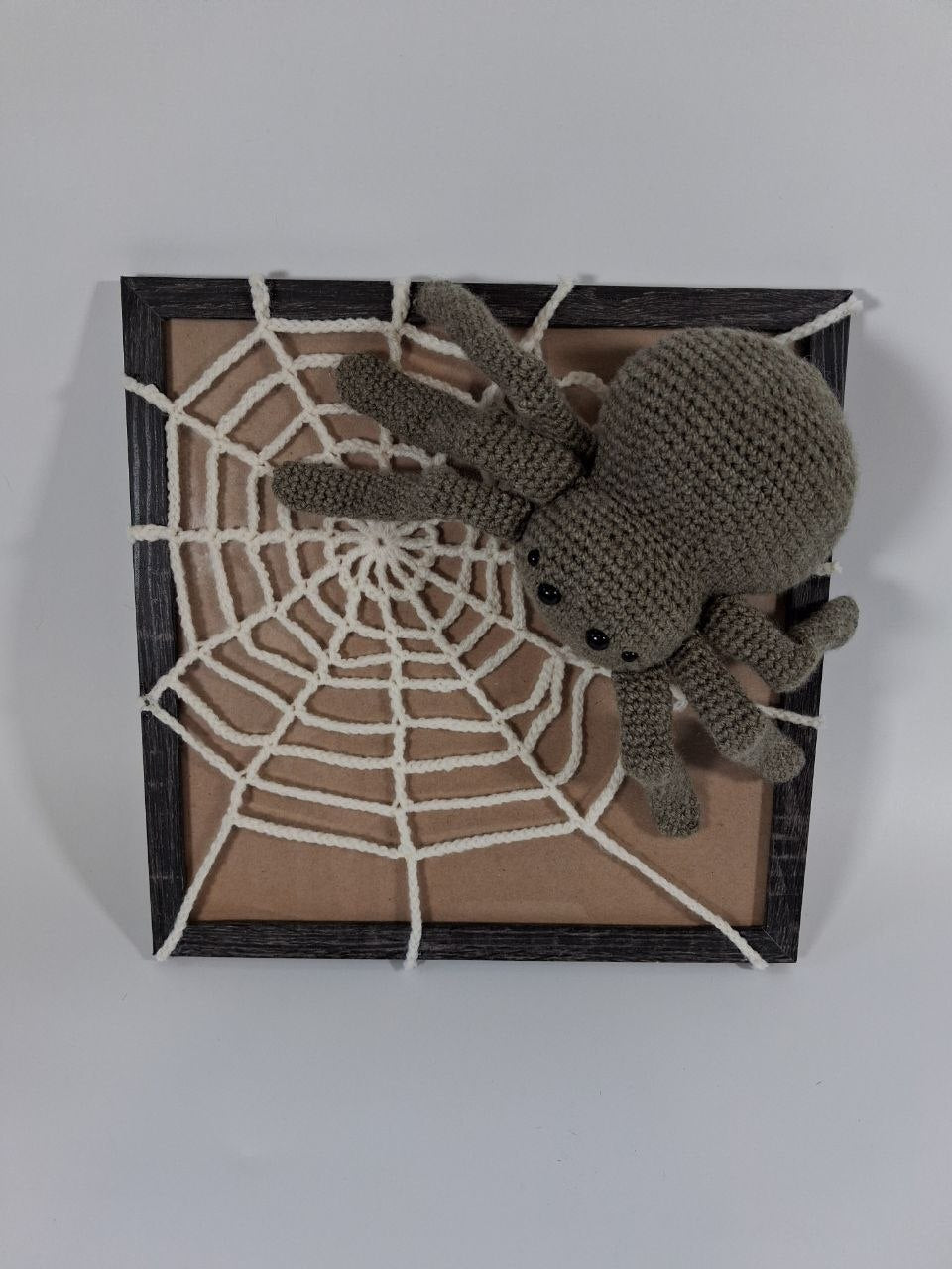 Crochet Spider Web Wall Art